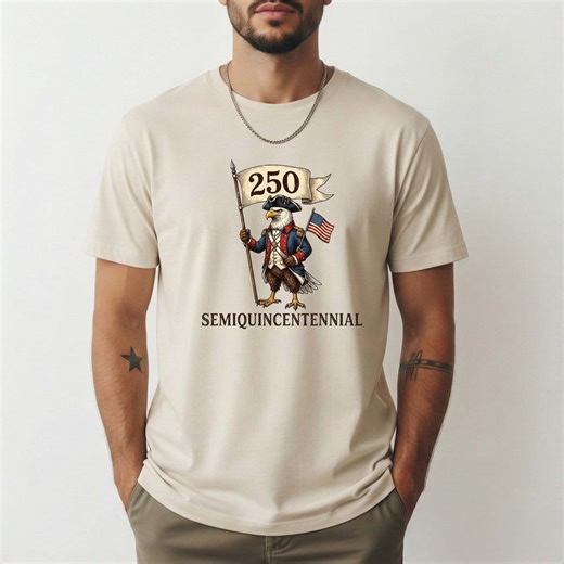 America 250th Anniversary T-shirt, 1776-2026 Semiquincentennial Eagle Shirt, Patriotic USA Birthday Gift, 250 Years Liberty Tee - Etsy