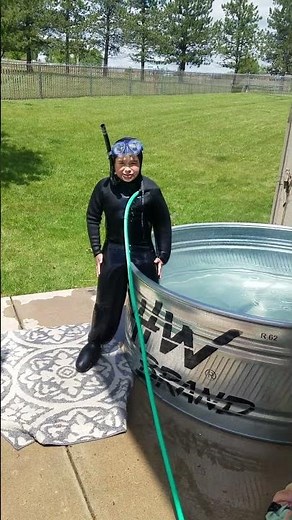 Simplified Spearfishing wetsuit challenge| Fun | simplifiedspearfishing.com