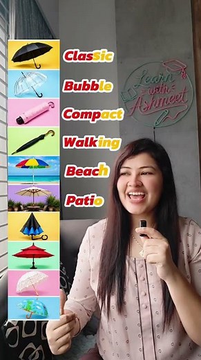 10 Types of Umbrellas You Should Know | English Vocabulary