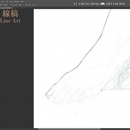 如何畫"腳掌的結構與姿勢 Feet Poses and Painting #shorts