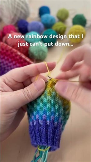 New rainbow Doodle Design with Moonglow Advent - all rainbow fade or to transition to white?