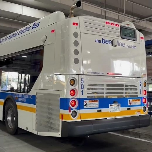 ⁴ᴷ Bee-Line Westchester Transportation: Buses Starting Service @ White Plains Transit Center #shorts