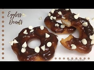 Eggless donut recipe | how to make donuts | how to make eggless donut