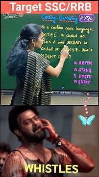 Most Expected Coding-Decoding Trick for SSC CGL & RRB | PYQ Solved in Seconds | Smart Reasoning #yt