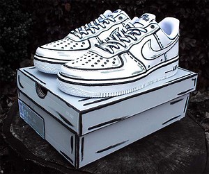 イラストに見える NIKE AIR FORCE 1 の作り方