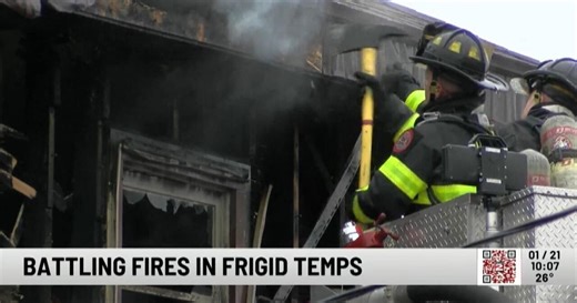 How Firefighters Deal with Extremely Cold Weather