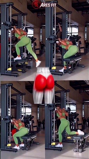 Smith Machine Glute Workout 🍑 4 Exercises for Maximum Glute Growth