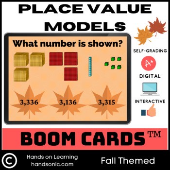Place Value Boom Cards | 3rd Grade Math