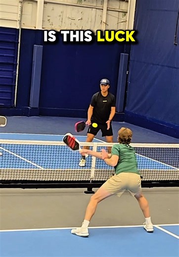 My eyes may have been closed for this one 😅 but making an educated guess let us keep the ball in play and eventually neutralize the point. Never stop fighting for that extra ball! You may only ultimately save 1 or 2 out of every 10 points this way, but that can turn the tide of any game. Clothes: @Centerline Athletics (code KEVINDONG saves 20%) Insoles: @vktryinsoles (my profile link saves you 20%) Paddle: @LuzzPickleball Inferno (code KEVINDONG saves you 15%) Follow for more pickleball highlig