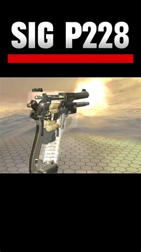 Sig Sauer P228 animation #shorts #howitworks #animation #sigp228