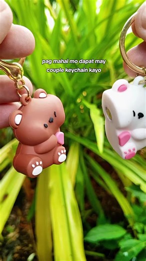 Magnetic Cute Bear Couple Keychain for Couples