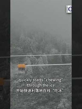 How Chinese Robots Keep Power Lines From Freezing? | China Documentary