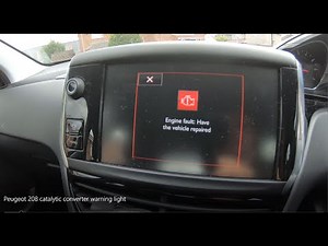 How to reset the engine warning light on the Peugeot 208. - Peugeot 208 (A9, MK 1)