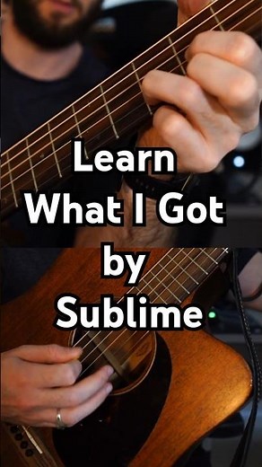 Learn 'What I Got' by Sublime in 50 Seconds! 🎸 Easy 2-Chord Guitar Lesson #guitarlesson #guitartips