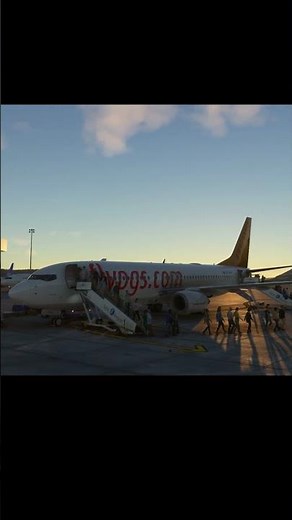 MFS2020 Sunset Arrival 🌅 PMDG 737-800 in Split | Flight Sim ✈️ #pmdg #flightsimulator #737 #mfs2020