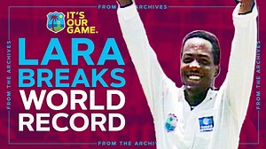 Brian Lara hits 375 to break the World Record for the first time! 🔥 A look back to this incredible innings in 1994 🤯 | Windies Cricket