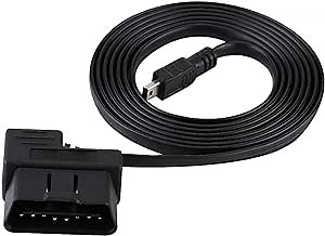 Amazon.com: GOTOTOP OBD2 USB Cable, 180cm Metal Car OBD‑II OBD2 EOBD 16pin Diagnostic Extension Adapter to Mini USB Cable : Automotive