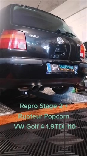 VW Golf IV 1.9TDI 110 Reprogrammation Stage 2 Rupteur Popcorn