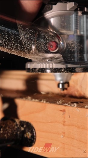 TIDEWAY--Roman Ogee Router Bit cutting in process! Shaping the wood easily and quickly, always choose TIDEWAY for your cutting tools!#cuttingtools #woodworking #milling #cuttingasmr #woodworkingtools #factory #routerbits #precisionmachining