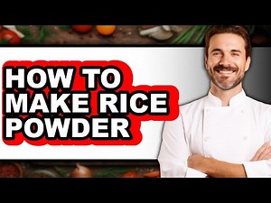How to Make Rice Powder (easy Method)