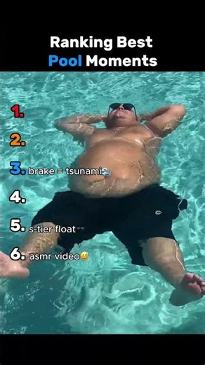 Ranking Best Pool Moments
