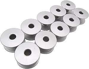 ckpsms Brand -10PCS #S15666-001 BOBBINS FIT for Brother BAS-304, BAS-310, BAS-311, BAS-314, BAS-326, BAS-341, BAS-701