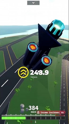 Epic 510km/h Thrust SSC Stunt in CC2 in Roblox