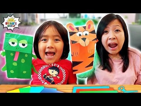 Ryan and Mommy Create Arts and Crafts! 1 Hour Kids DIY Art!