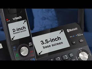 VTech DECT 6.0 Cordless Phone: Super Long Range, Bluetooth, Call Blocking & Intercom