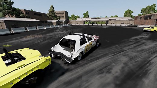 Realistic Demolition Derby in BeamNG Drive