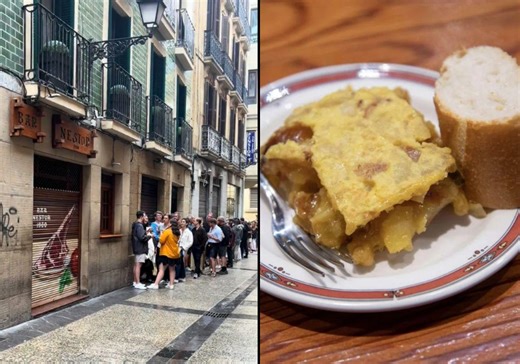 La cola para probar un pintxo de tortilla en San Sebastián, a debate: «Es un bar como cualquier otro» | El Diario Vasco