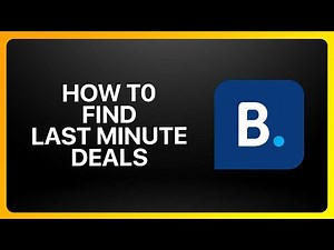 How To Find Last Minute Deals On Booking.com Tutorial