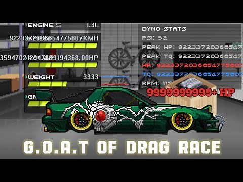 I created the most fastest car in Pixel Car Racer | best drag racing car build