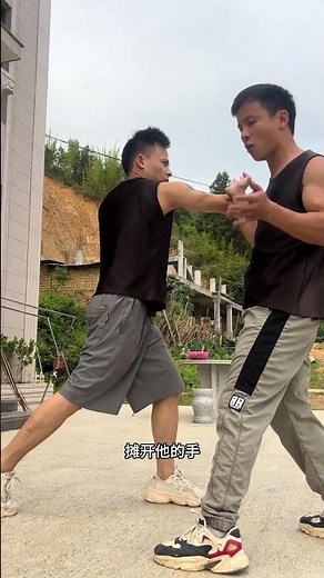 Kung Fu moves: simple and practical. Yongchun Fist. Martial arts spirit.