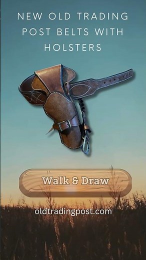 Old Western Gun Belt and Holster Sets by Old Trading Post #western