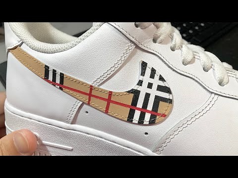 BURBERRY AF1 CUSTOM - (TUTORIAL)