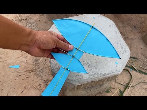 How to make a mini kite - Kite for kids - Diy kite