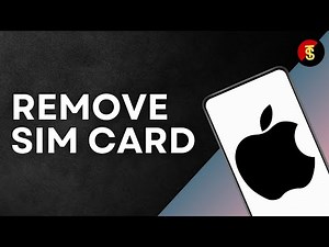 How To Remove Your SIM Card From iPhone?