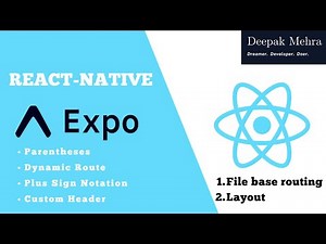 Expo Router Tutorial: File-Based Routing & Layouts in React Native Expo