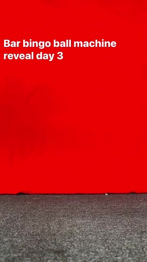 Back that glass up! Bar Bingo Ball Machine reveal day 3. | BJ and Jamie