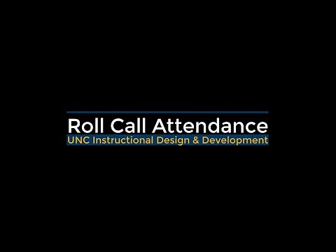 Canvas Support - Roll Call Attendance