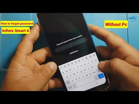 How to Forgot Password Infinix Smart 6 x6511b Without Pc | Infinix Smart 6 hard reset Waqas Mobile