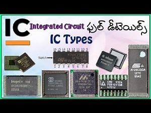 IC Full Details || Integrated Circuit Packaging Types in Telugu
