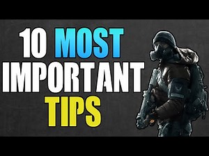 THE DIVISION - 10 IMPORTANT TIPS FOR ALL PLAYERS! (THE DIVISION TIPS & TRICKS)