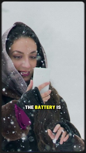 Why Your Phone Dies Faster in Cold Weather (Hidden Battery Science) #phone #cold #facts #shorts