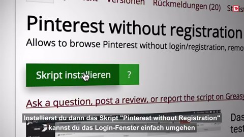Pinterest ohne Anmeldung nutzen - so geht's