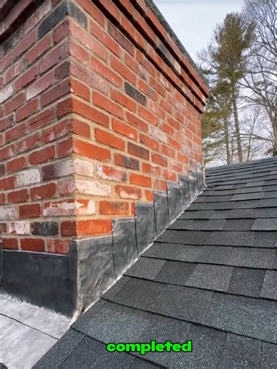This video shows a step-by-step chimney flashing installation — a critical roofing skill to keep your home dry and leak-free. Watch as the roofer precisely cuts into mortar, applies adhesive, and fits layered metal flashing to create a watertight barrier between the roof and chimney. Tools like an angle grinder, rubber mallet, sealant, and a roofing nailer are used to secure everything tightly in place. #Roofing #ChimneyFlashing #FlashingInstallation #RoofWork | Em Lệ Chuyên Hàng Nhật Đức