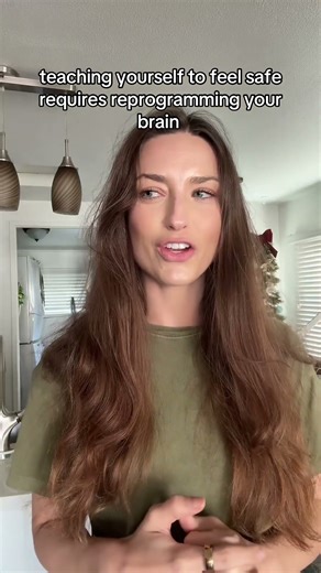 Reprogram yourself to feel safe #innerchild #healing #mentalhealth #growthmindset #traumahealing