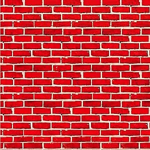 Craftopia Brick Wallpaper for Bedroom| 4' x 20' | Wall Backdrop for Decoration, Kids Birthday and More