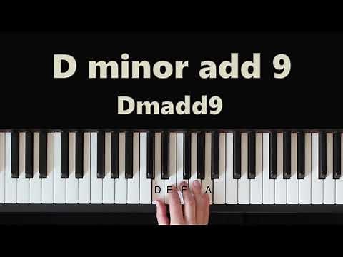 How To Play D Minor add 9 (Dmadd9) Chord On Piano